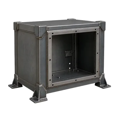 Caja soldada de chapa metálica