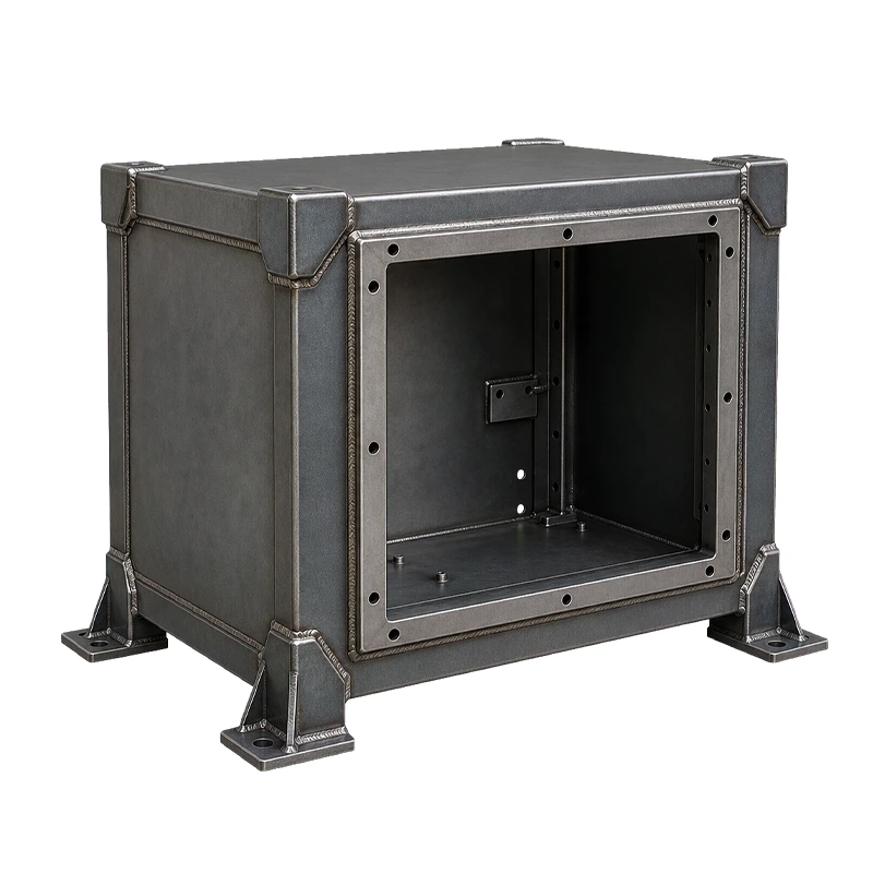 Caja soldada de chapa metálica - 